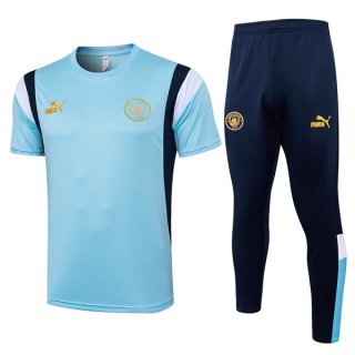 Maillot Manchester City Ensemble Complet 2024-25 Bleu Maillot Manchester City Ensemble Complet 2024-25 Bleu
