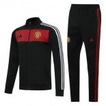 Survetement Manchester United 2020-21 Noir Rouge