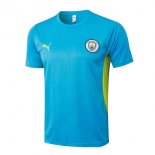 Maillot Entrainement Barcelone Manchester City 2025-26 Bleu 3
