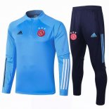 Survetement Ajax 2020-21 Bleu Clair