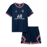 Maillot Paris Saint Germain 1ª Enfant 2021-22 Bleu