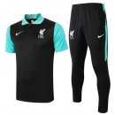 Polo Liverpool Ensemble Complet 2020-21 Noir Vert