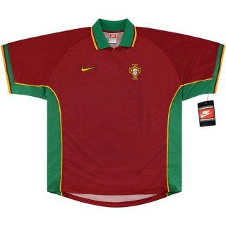 Thailande Maillot Portugal 1ª Retro 1998 Rouge