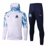 Sweat Shirt Capuche Marseille 2021-22 Blanc