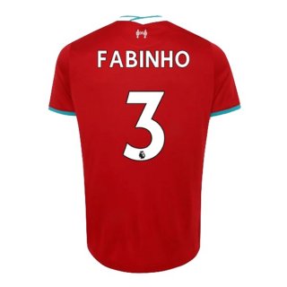 Maillot Liverpool NO.3 Fabinho 1ª 2020-21 Rouge