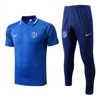 Polo Atletico Madrid Ensemble Complet 2022-23 Bleu