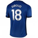 Maillot Chelsea NO.18 Giroud 1ª 2020-21 Bleu