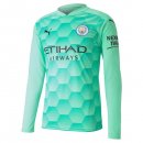 Thailande Maillot Manchester City 2ª ML Gardien 2020-21 Vert