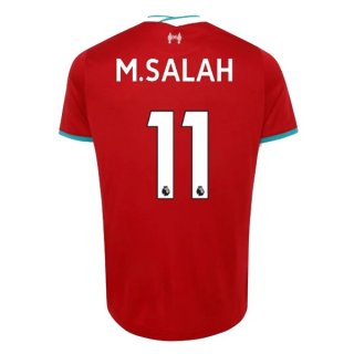 Maillot Liverpool NO.11 M.Salah 1ª 2020-21 Rouge