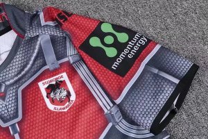 Thailande Maillot St.George Illawarra Dragons 2017 2018 Gris