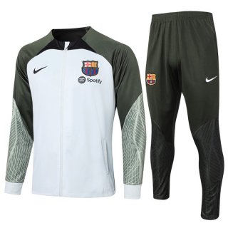 Survetement Barcelone 2024 Blanc Gris