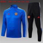 Enfant Sweatshirt Manchester United 2025-26 Bleu 5