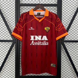 Thailande Maillot Roma 1ª Retro 1999-2000 Thailande Maillot Roma 1ª Retro 1999-2000