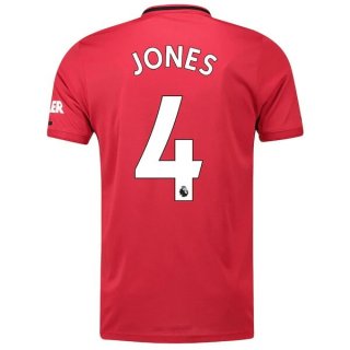 Maillot Manchester United NO.4 Jones 1ª 2019-20 Rouge