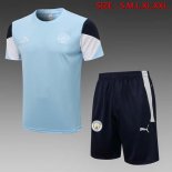 Entrainement Manchester City Ensemble Complet 2022 Bleu Noir