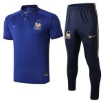 Polo Conjunto Complet France 100th Bleu Or Polo Conjunto Complet France 100th Bleu Or