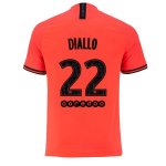 Maillot Paris Saint Germain NO.22 Diallo 2ª 2019-20 Orange Maillot Paris Saint Germain NO.22 Diallo 2ª 2019-20 Orange