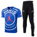 JORDAN Entrainement Paris Saint Germain Conjunto Complet 2020-21 Bleu