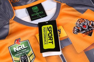 Thailande Maillot Wests Tigers 2017 2018 Jaune