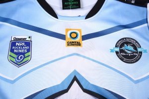 Thailande Maillot Cronulla Sharks 2017 2018 Bleu