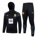 Sweat Shirt Capuche Borussia Dortmund 2024 Noir 2