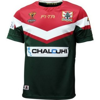 Thailande Maillot Líbano RLWC 1ª 2017 2018 Vert