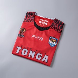 Thailande Maillot Tonga RLWC 1ª 2017 2018 Rouge