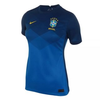 Maillot Brésil 2ª Femme 2020 Bleu