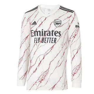 Thailande Maillot Arsenal 2ª ML 2020-21 Blanc