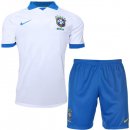 Maillot Brésil 2ª Enfant 2019 Blanc