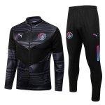 Survetement Manchester City 2023 Gris Noir Survetement Manchester City 2023 Gris Noir