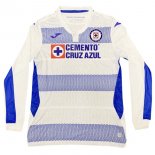 Maillot Cruz Bleu 2ª ML 2020-21 Blanc