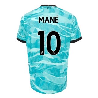 Maillot Liverpool NO.10 Mane 2ª 2020-21 Bleu