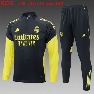Enfant Sweatshirt Real Madrid 2025-26 Noir 5 Enfant Sweatshirt Real Madrid 2025-26 Noir 5