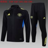 Enfant Survetement Manchester United 2025-26 Noir 6