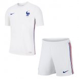 Maillot France 2ª Enfant 2020 Blanc