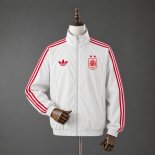 Veste Espagne Full Zip 2026-27 Blanc Veste Espagne Full Zip 2026-27 Blanc