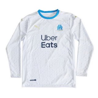 Thailande Maillot Marseille 1ª ML 2020-21 Blanc