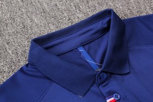 Polo Conjunto Complet France 100th Bleu Or