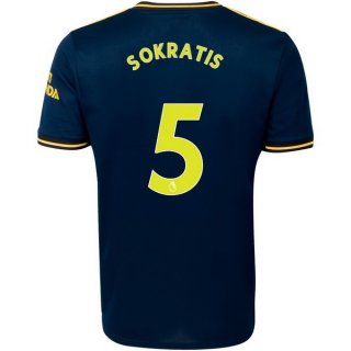 Maillot Arsenal NO.5 Sokratis 3ª 2019-20 Bleu