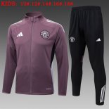 Enfant Survetement Manchester United 2025-26 Purpura 5