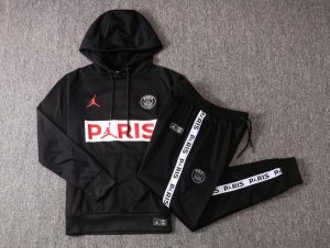Sweat Shirt Capuche Paris Saint Germain 2022 Noir Blanc