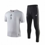 Entrainement Juventus Conjunto Complet 2019-20 Gris Noir