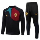 Veste Portugal 2022-23 Noir Rouge