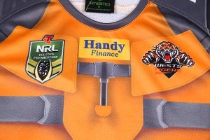 Thailande Maillot Wests Tigers 2017 2018 Jaune