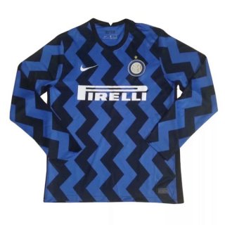 Thailande Maillot Inter Milan 1ª ML 2020-21 Bleu Thailande Maillot Inter Milan 1ª ML 2020-21 Bleu