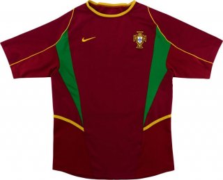 Thailande Maillot Portugal 1ª Retro 2002 Rouge