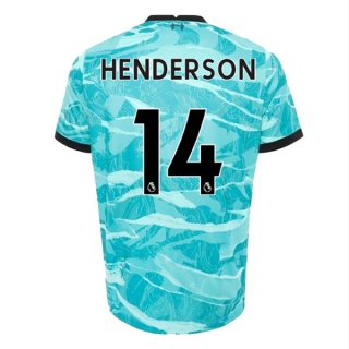 Maillot Liverpool NO.14 Henderson 2ª 2020-21 Bleu Maillot Liverpool NO.14 Henderson 2ª 2020-21 Bleu