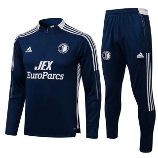 Training Top Feyenoord Rotterdam 2022 Bleu Noir Training Top Feyenoord Rotterdam 2022 Bleu Noir