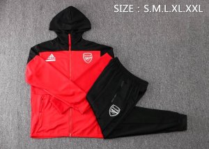 Sweat Shirt Capuche Ensemble Complet Arsenal 2022-23 Rouge